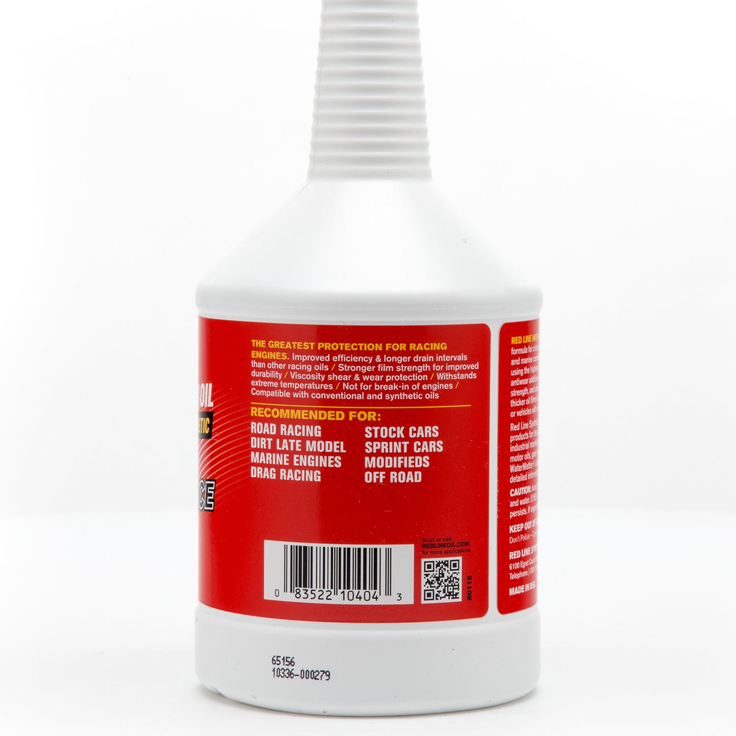 RedLine: 40WT Race Oil -quart