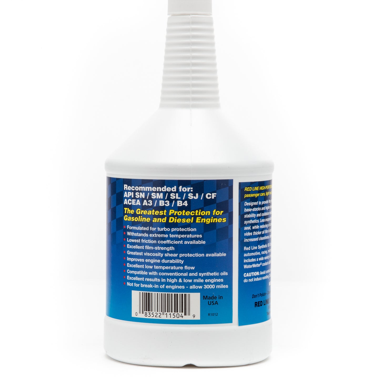 RedLine: 15W50 Motor Oil - quart
