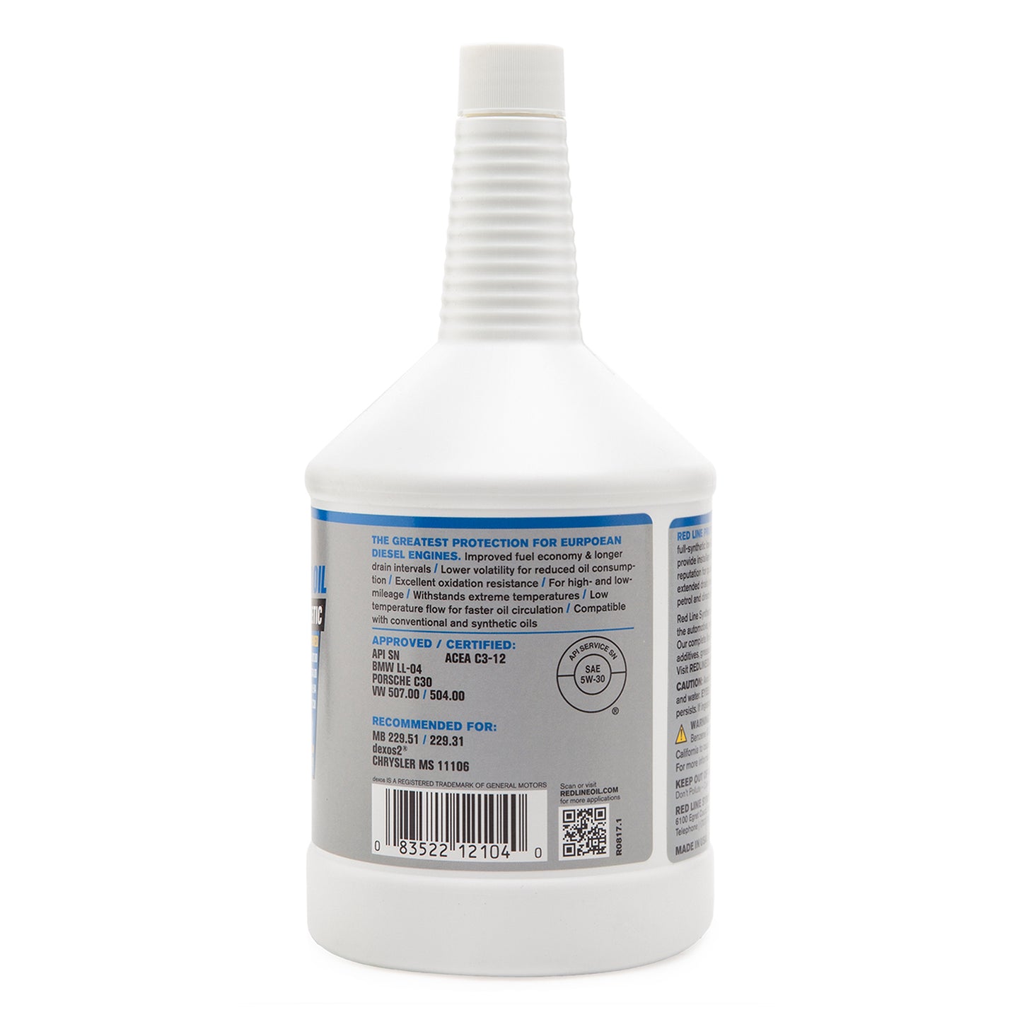RedLine: Professional Series 5W30 TD Motor Oil - 1 quart