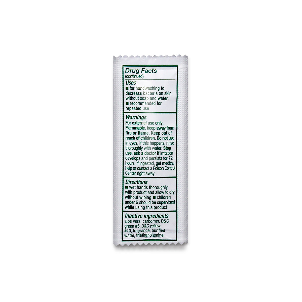 SafeTec - Instant Hand Sanitizer (Fresh Scent) Pouch - .125oz.