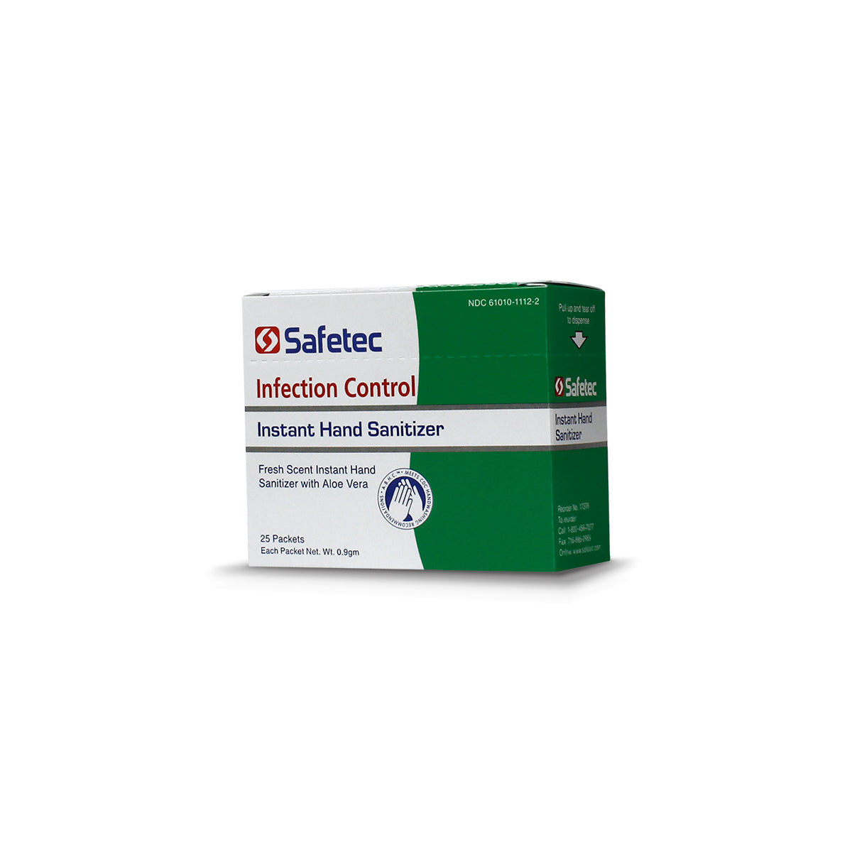 SafeTec - HandSanitizer - 0.9g - 25ct. Box
