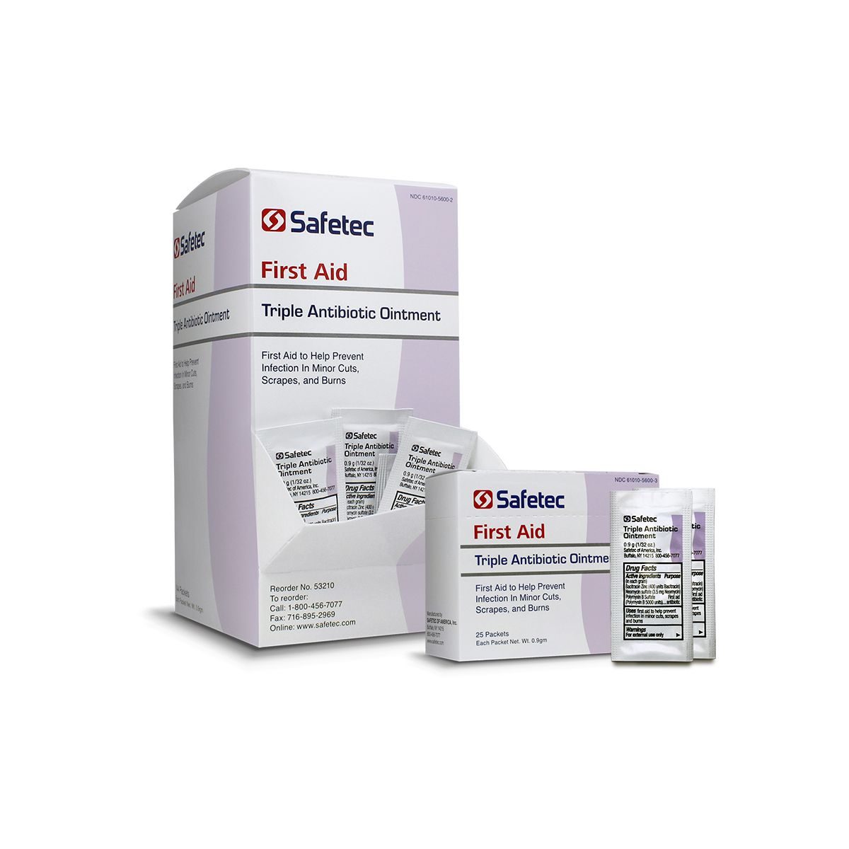 SafeTec - Triple Antibiotic Ointment - 0.9g Pouch (144ct. Box)