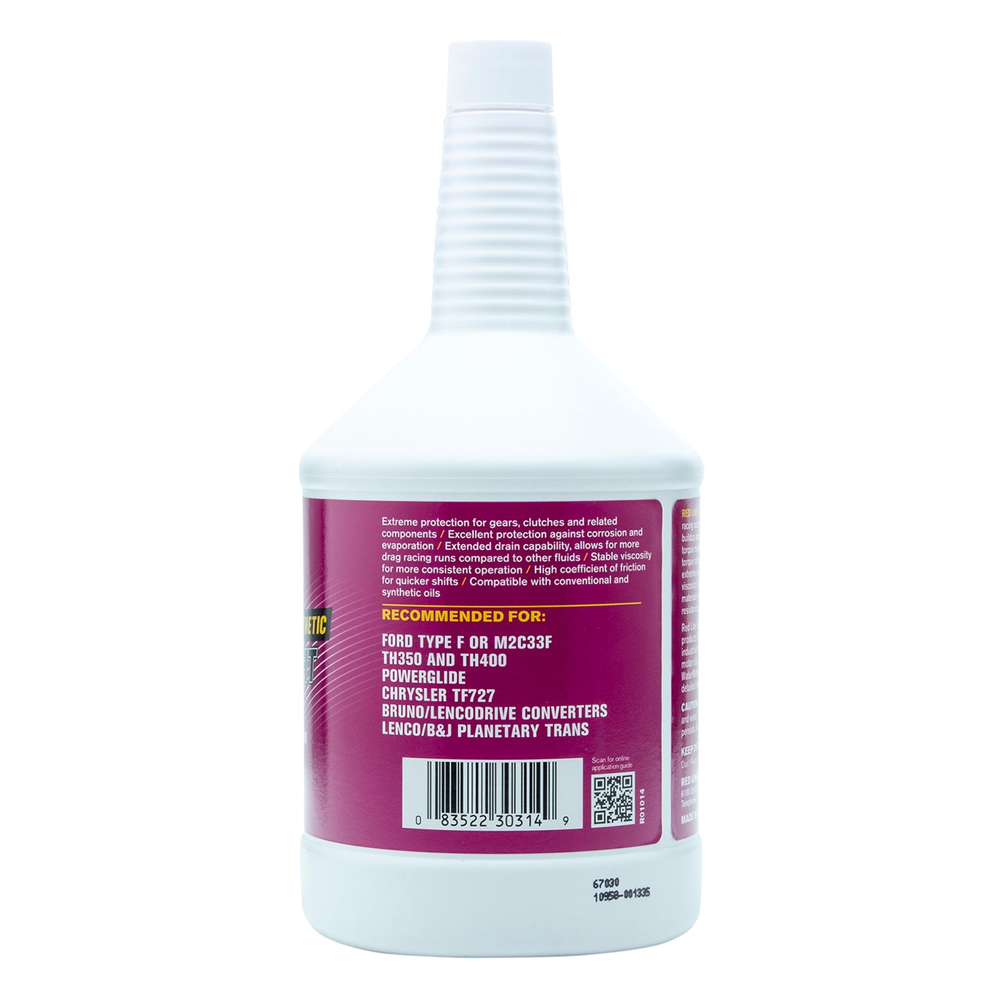 RedLine: Lightweight Racing ATF - quart