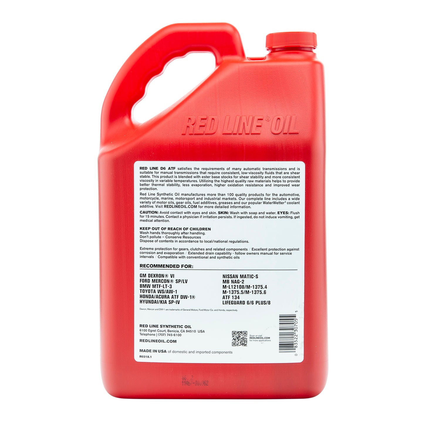 RedLine: D6  ATF - Gallon