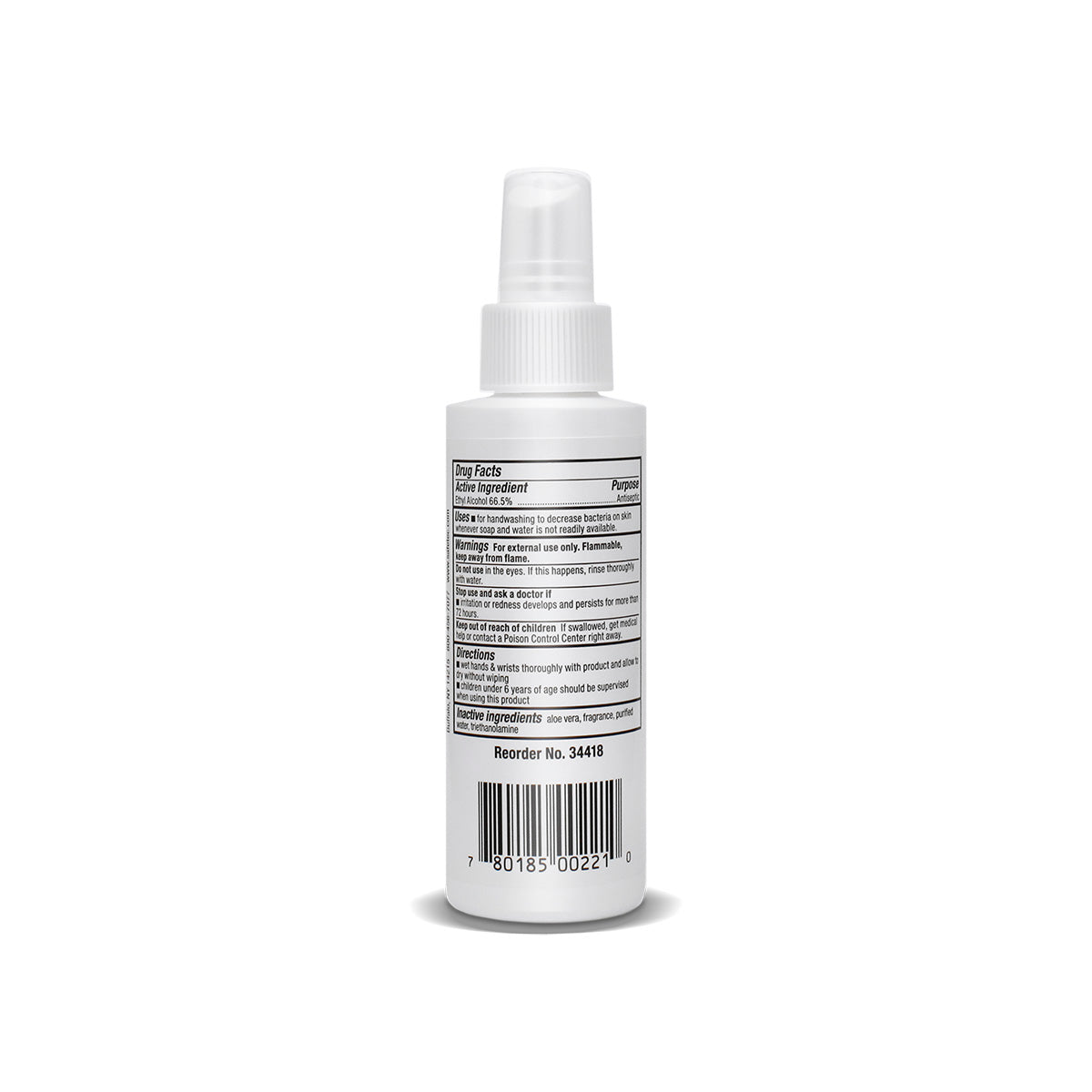SafeTec - Hand Sanitizer - 4oz. Spray Bottle