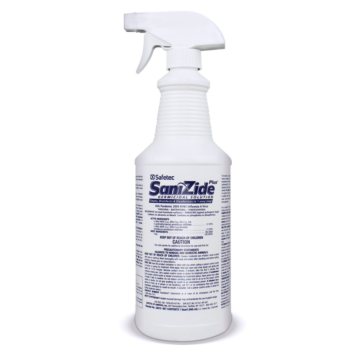 SafeTec - SaniZide Plus® Surface Disinfectant Spray - 32oz.