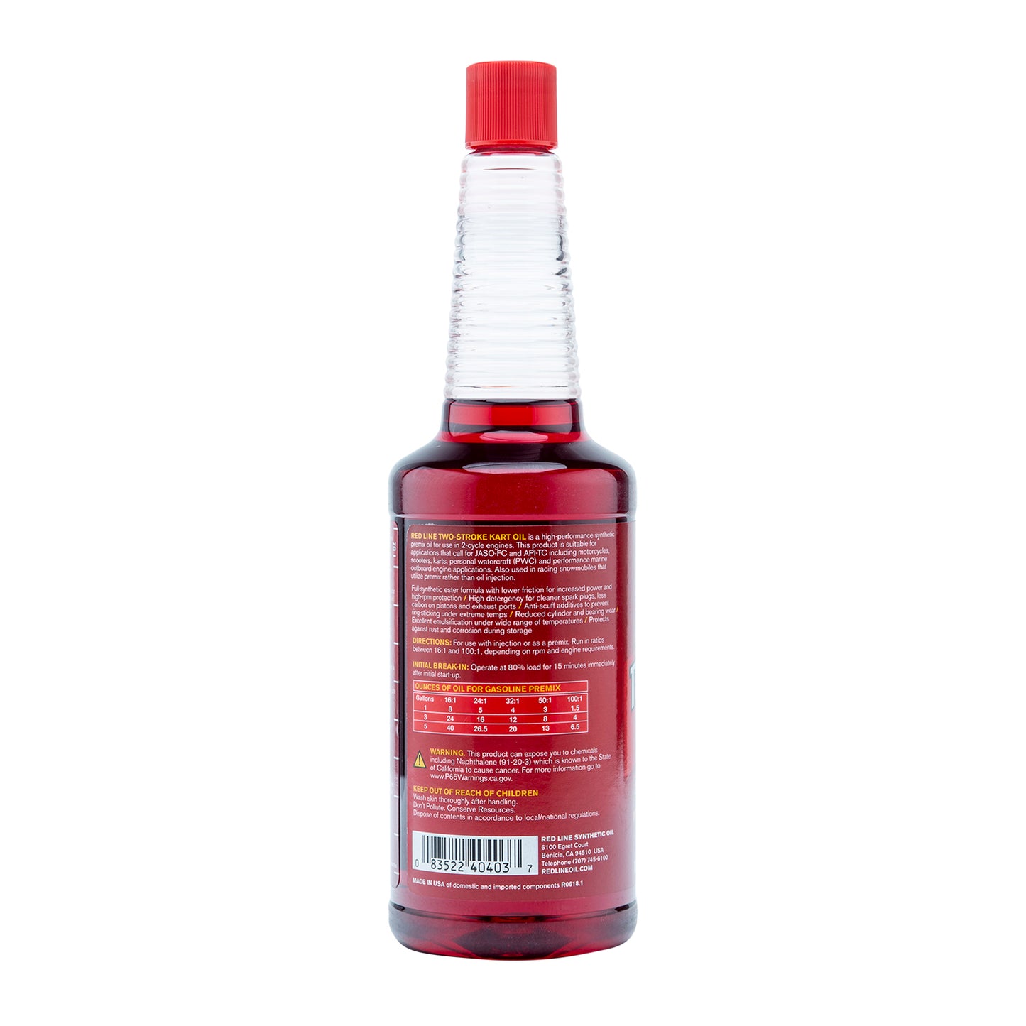 RedLine: Two-Cycle Kart Oil - 16oz