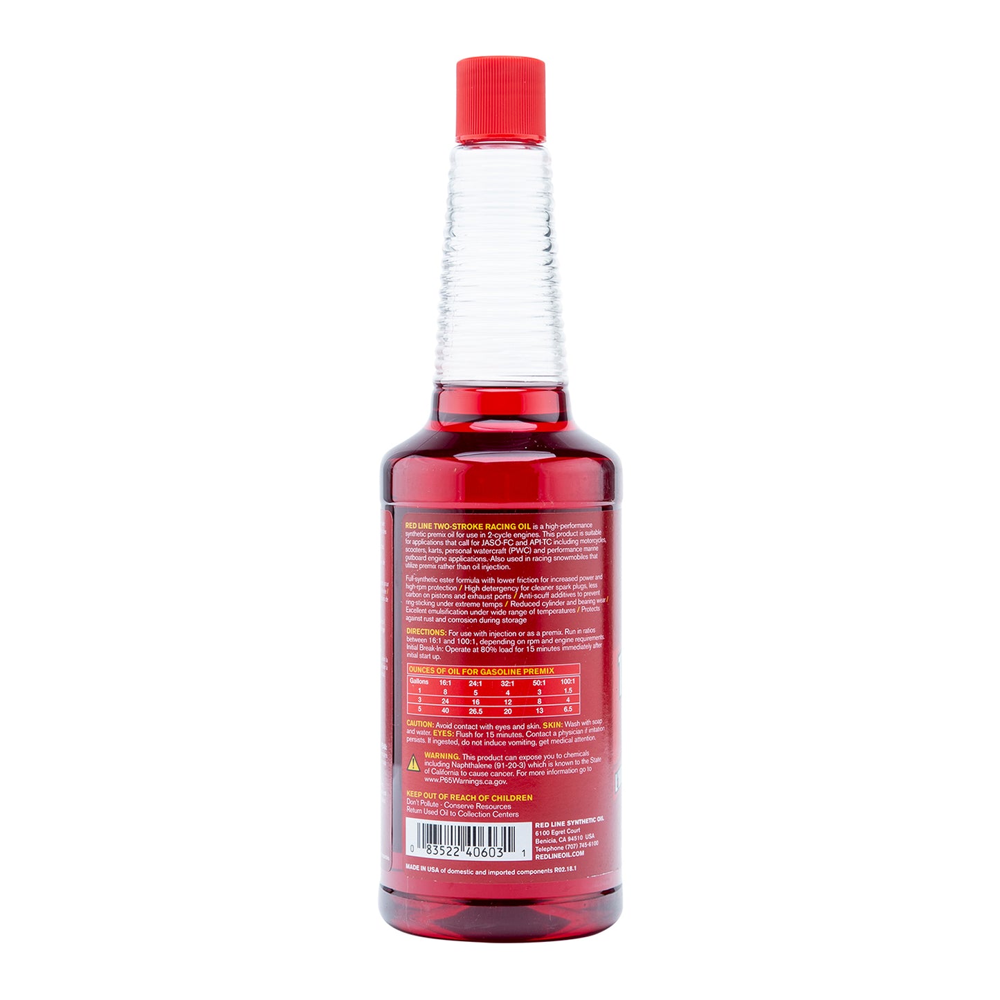 RedLine: Two-Stroke Racing Oil - 16oz