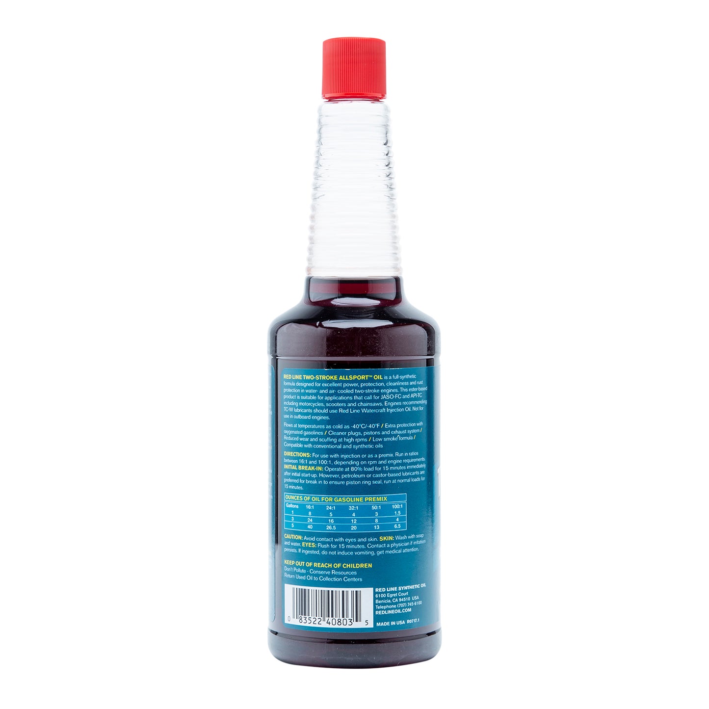 RedLine: Two-Stroke AllSport Oil - 16oz