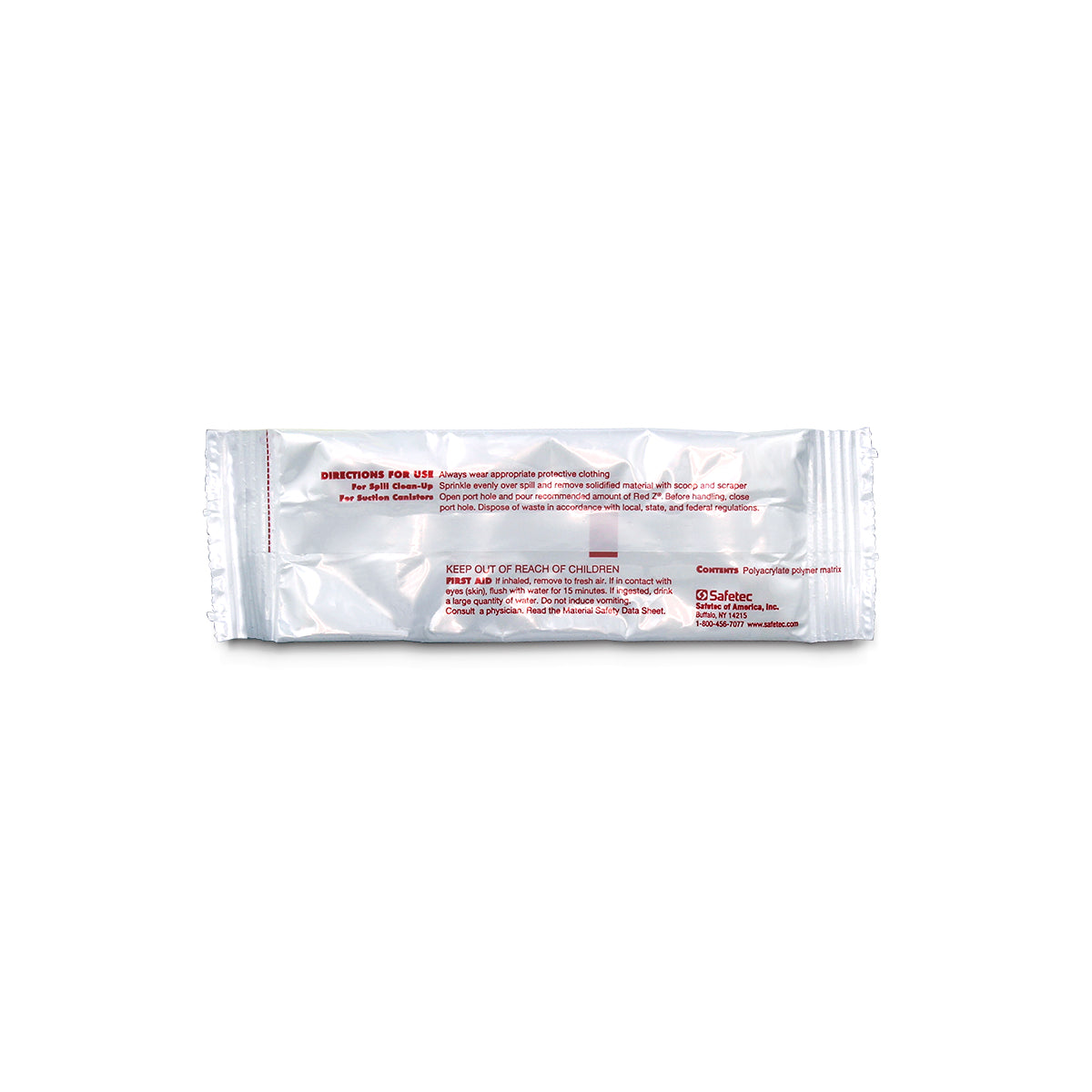 SafeTec - Red Z® Spill Control Solidifier Single Use Pouch - 21g