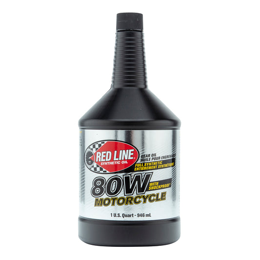 RedLine: 80W Motorcycle Gear Oil with Shockproof