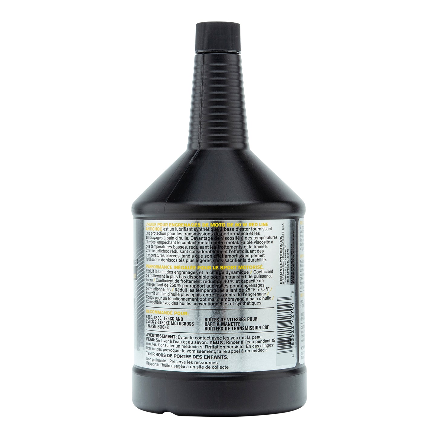 RedLine: 80W Motorcycle Gear Oil with Shockproof