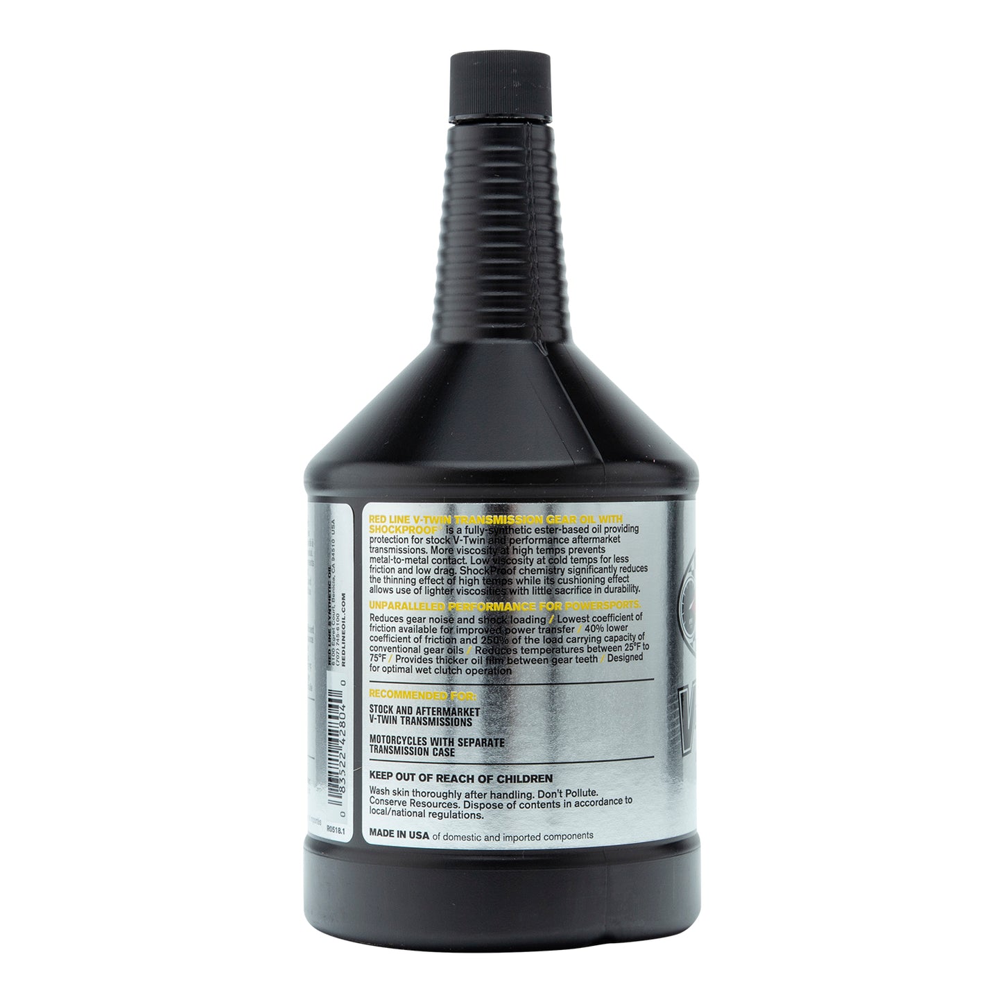 RedLine: V-Twin Transmission Oil - quart