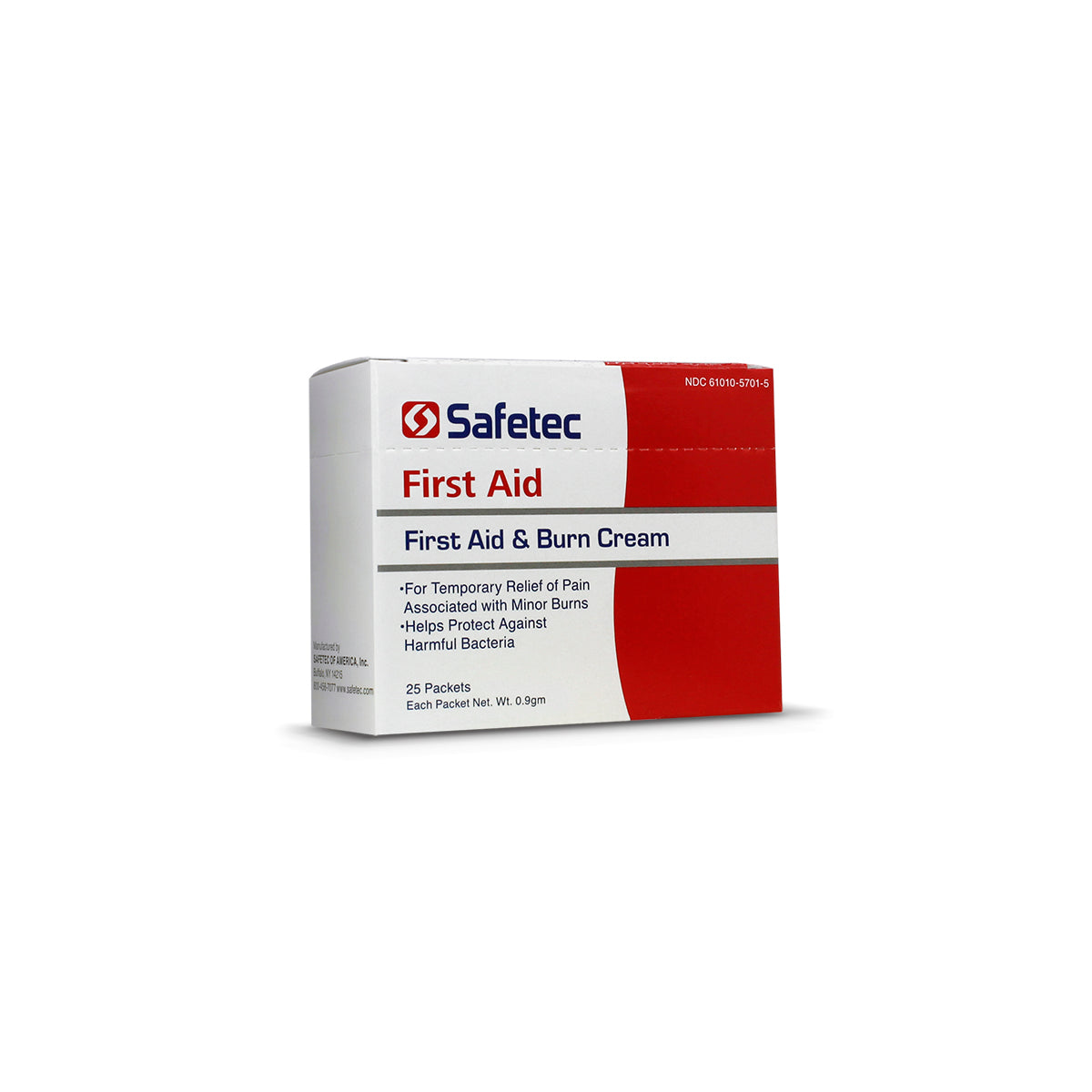 SafeTec - First Aid & Burn Cream - 25ct. Box