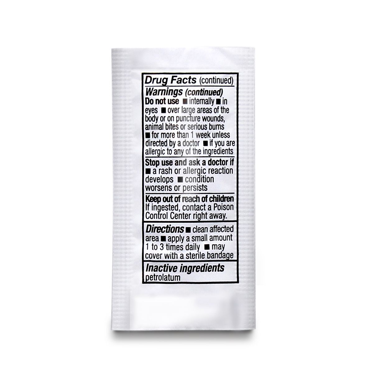 SafeTec - Triple Antibiotic Ointment - 0.5g Pouch (144ct. Box)