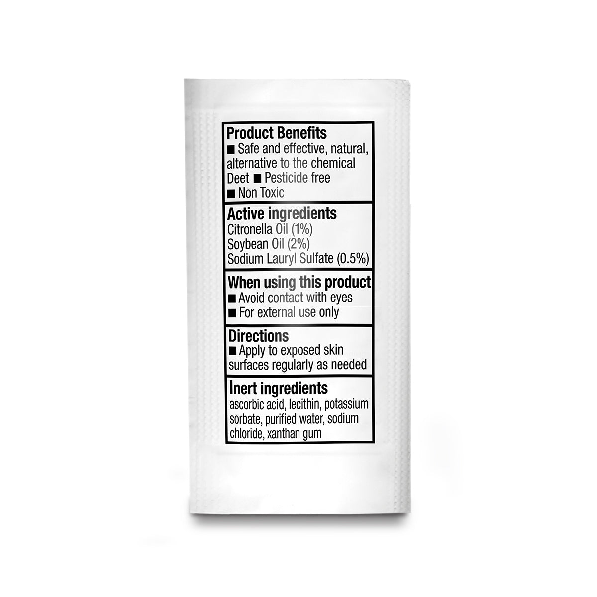 SafeTec - Insect Repellant - 0.9g pouch