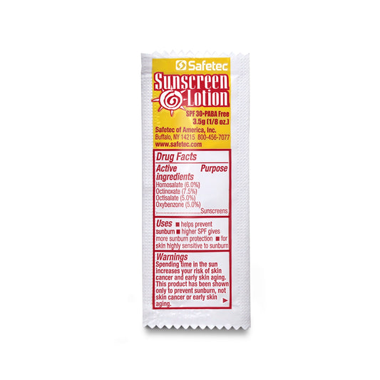 SafeTec - Sunscreen - 3.5g Pouch - BULK