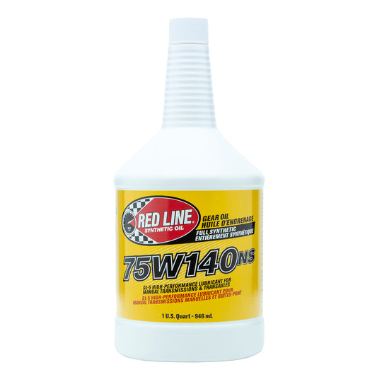 RedLine: 75W140NS GL-5 Gear Oil - quart