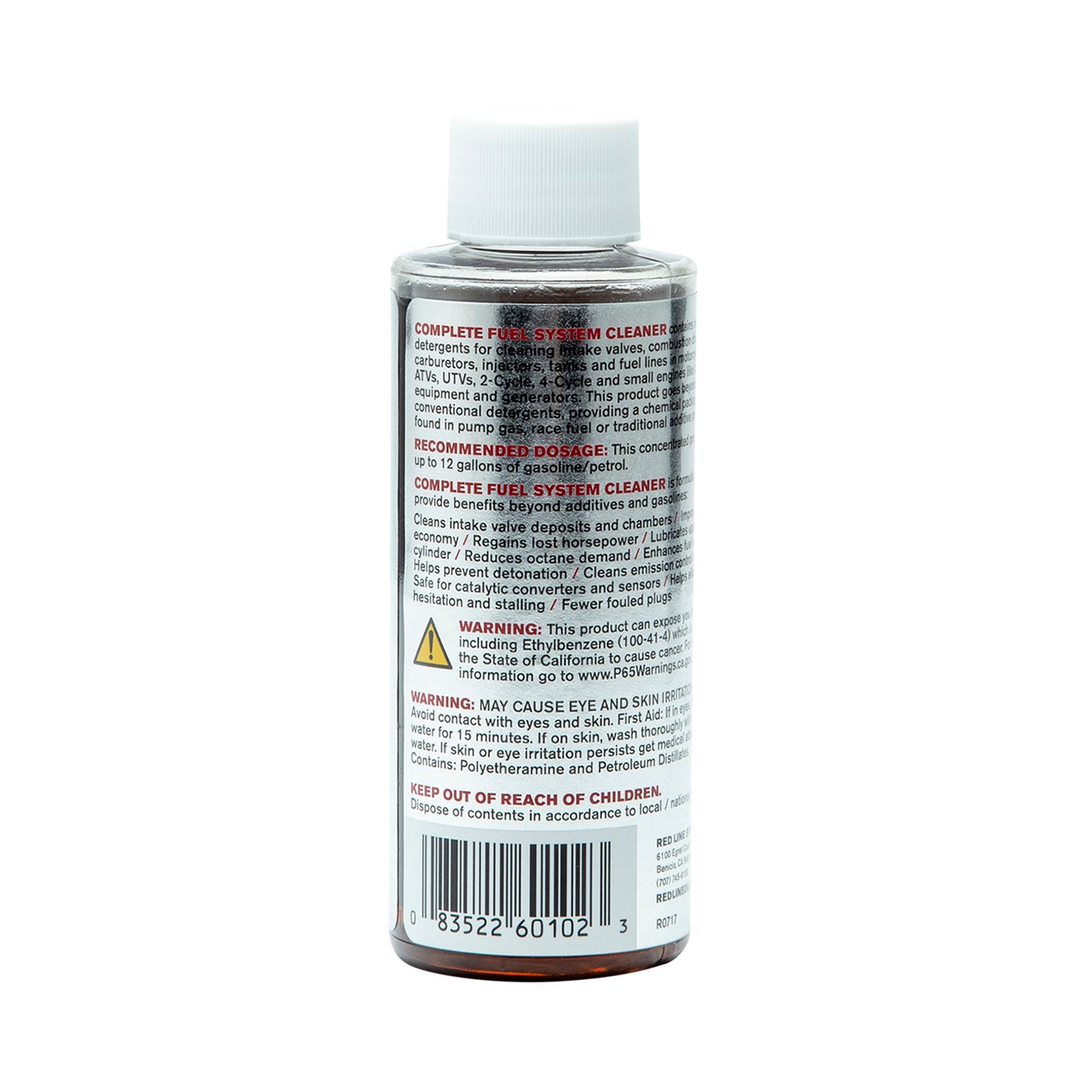 RedLine: Complete Fuel System Cleaner for Motorcycles - 4oz