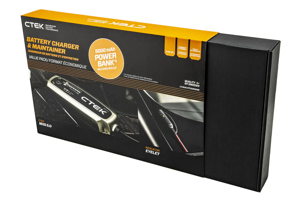 CTEK MXS 5.0 BATTERY CARE KIT