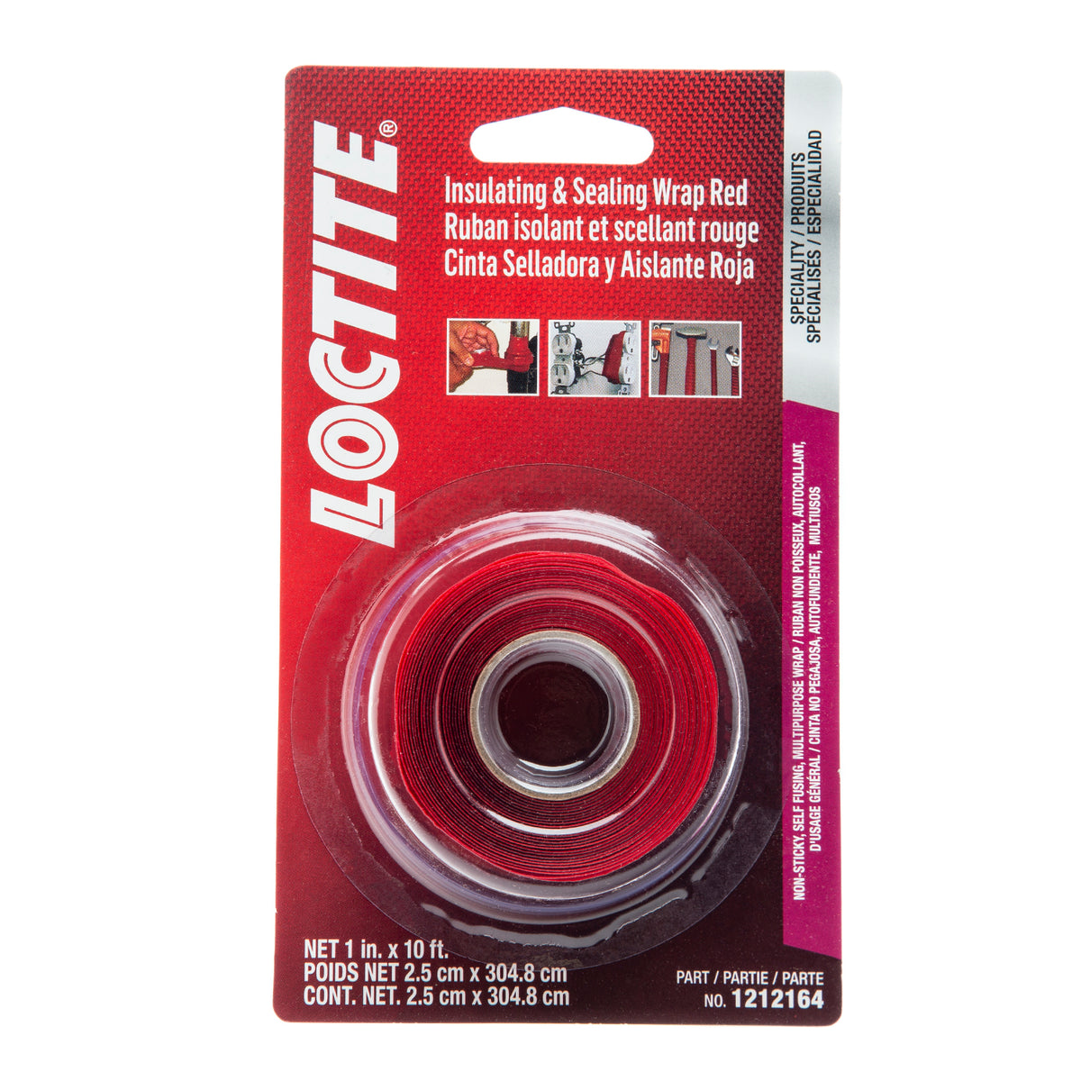 Loctite Insulating & Sealing Wrap Red R/A Hoerr