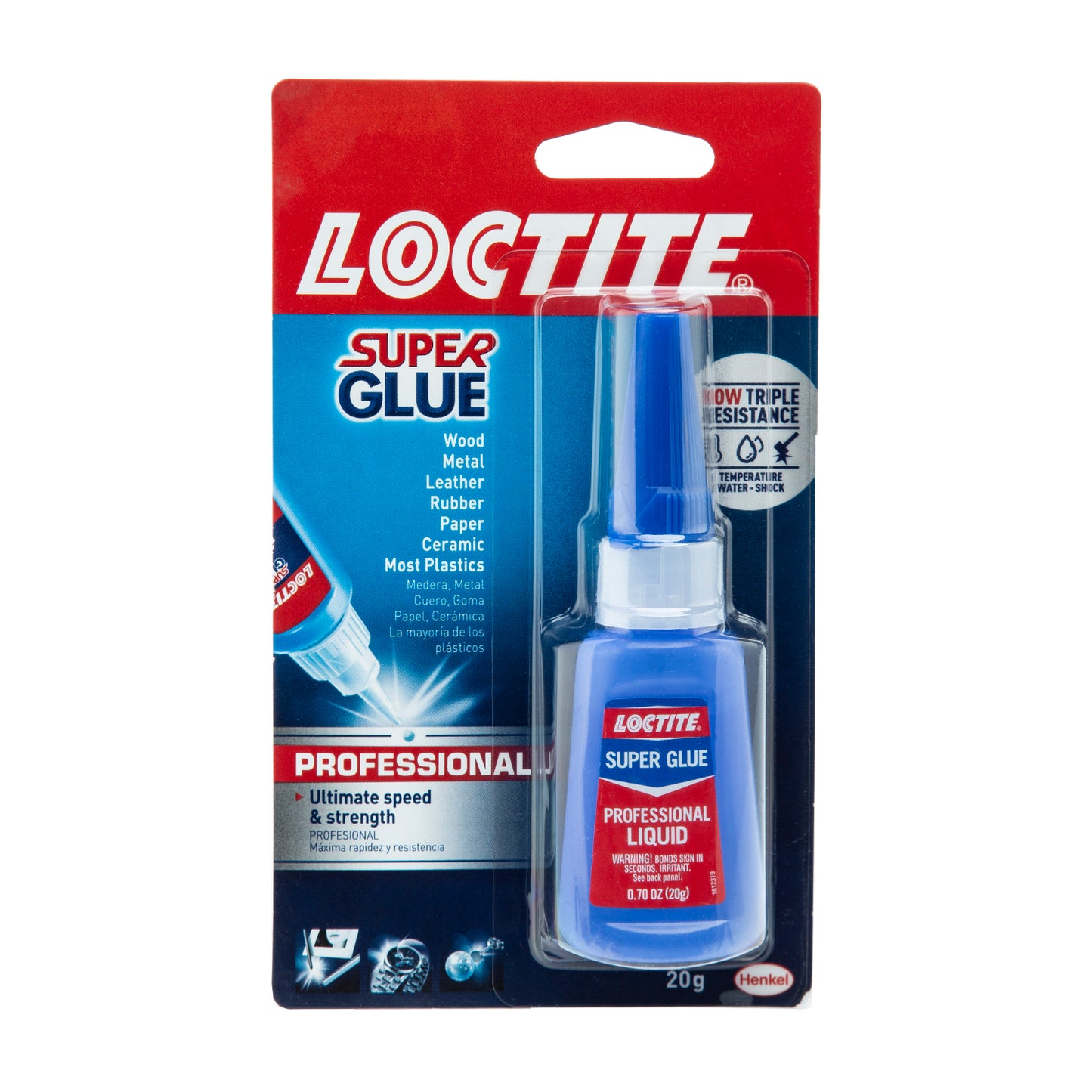 Loctite Super Glue Instant Adhesive - Professional Liquid - 20g bottle