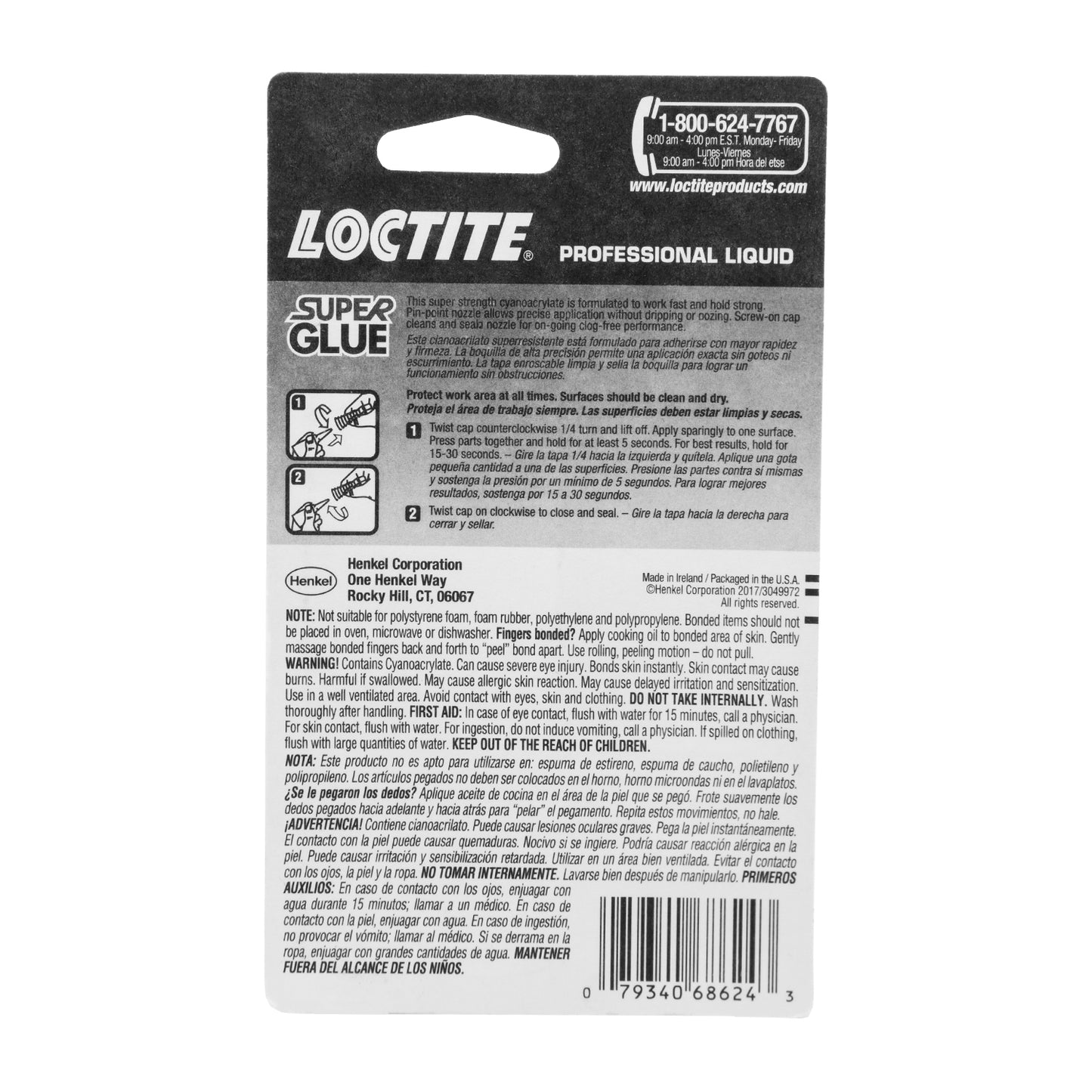 Loctite Super Glue Instant Adhesive - Professional Liquid - 20g bottle
