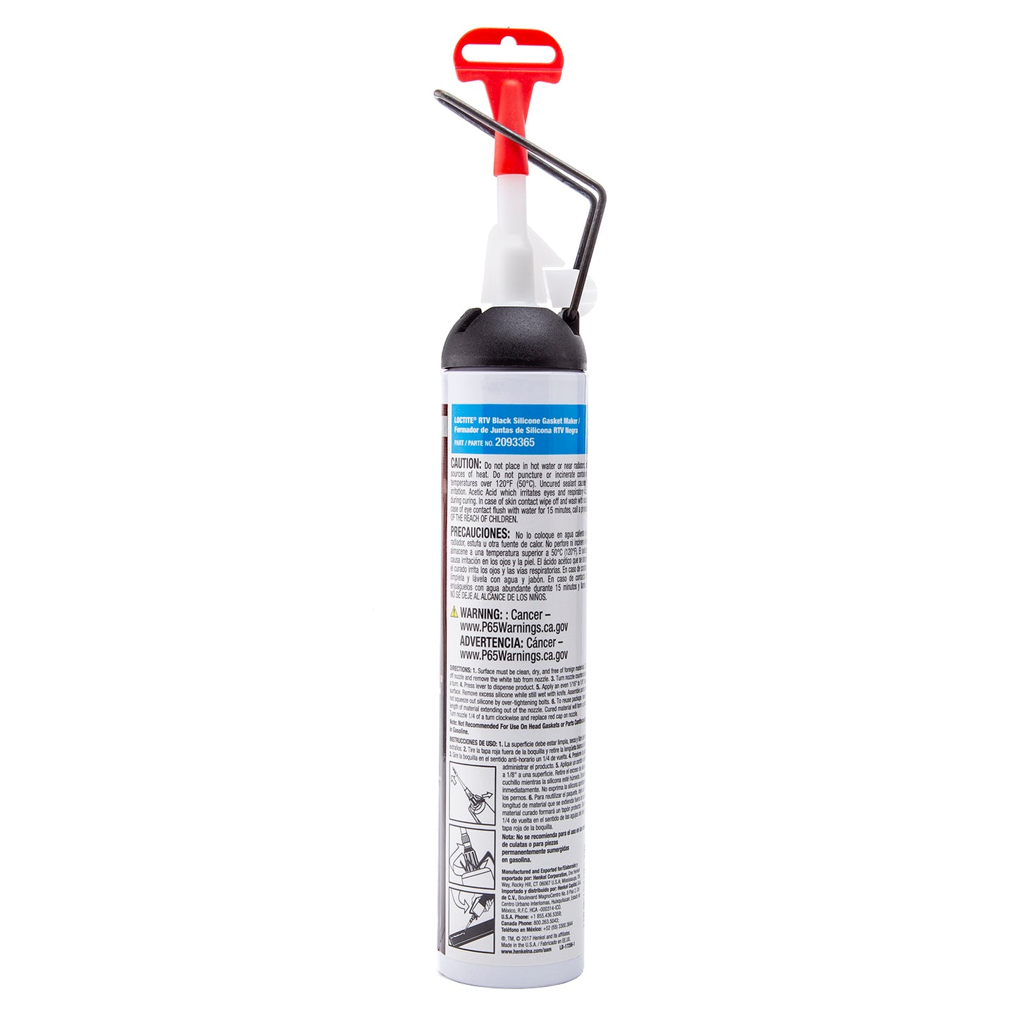 Loctite RTV Black Silicone Adhesive/Sealant - 190 ML