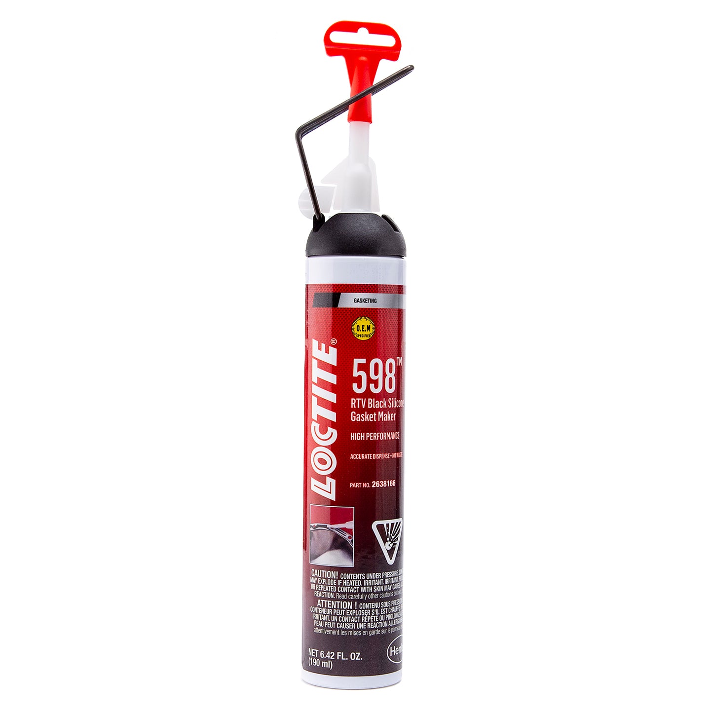 Loctite 598™ RTV Black High Performance Silicone - 190 ML