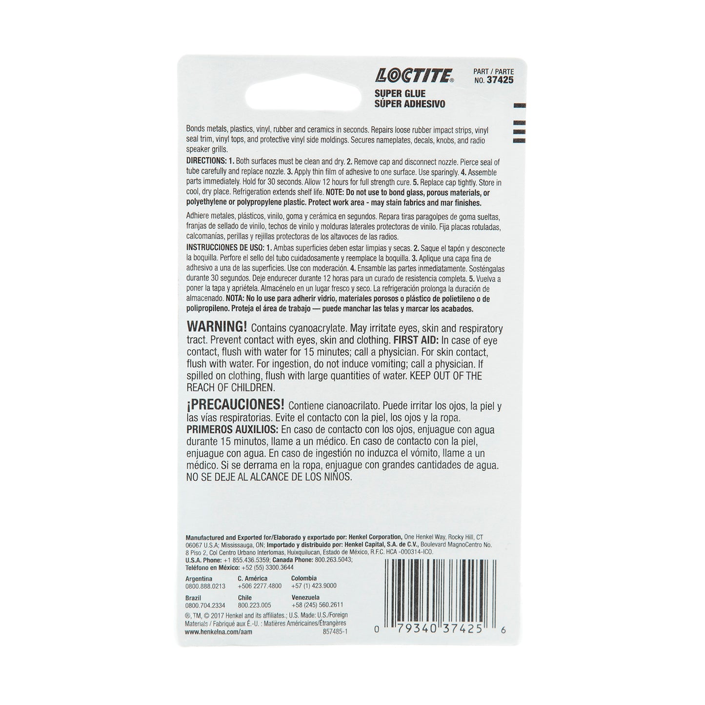Loctite Super Glue Liquid - Instant Adhesive - 2g tube