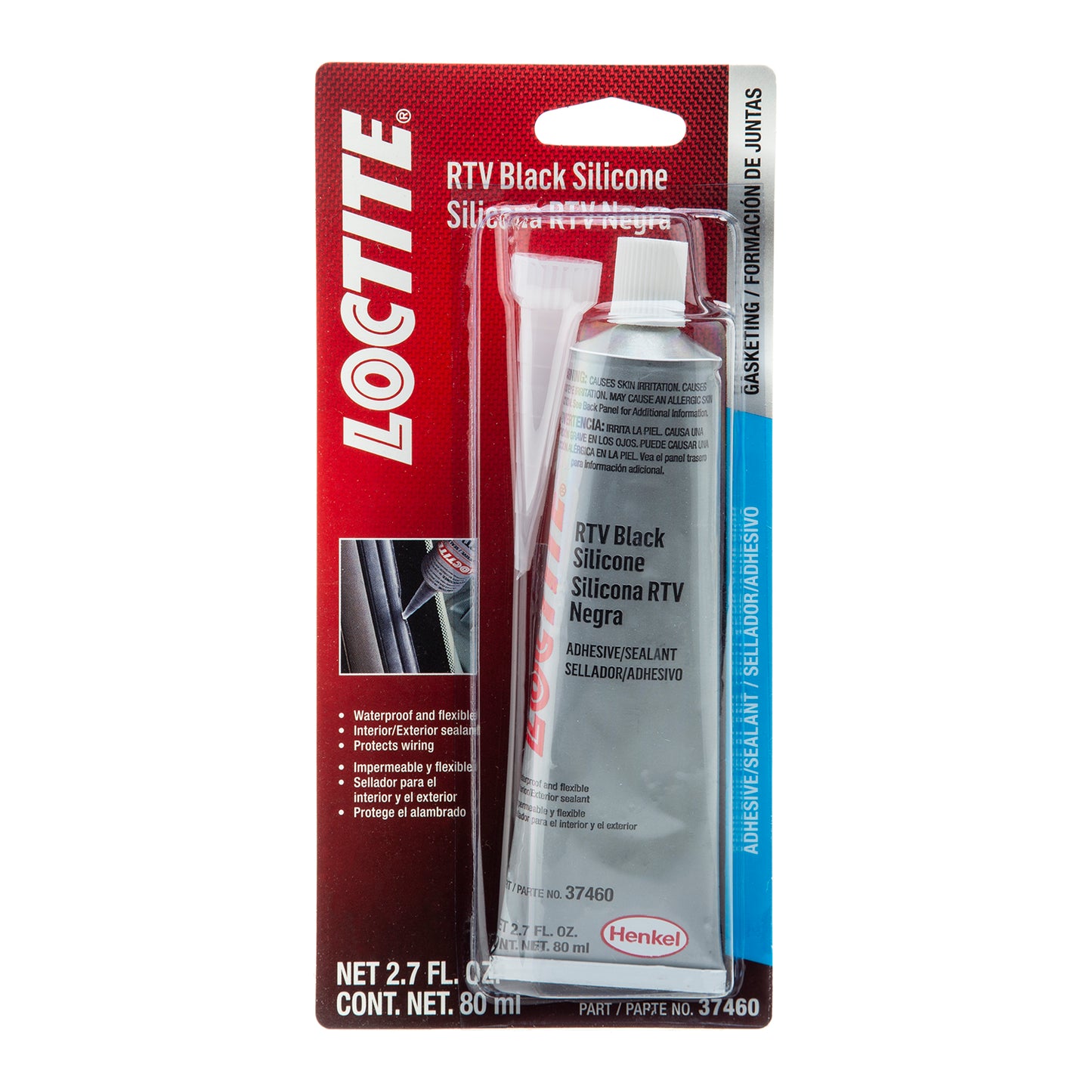 Loctite 593 RTV Black Silicone Adhesive/Sealant - 80 ML