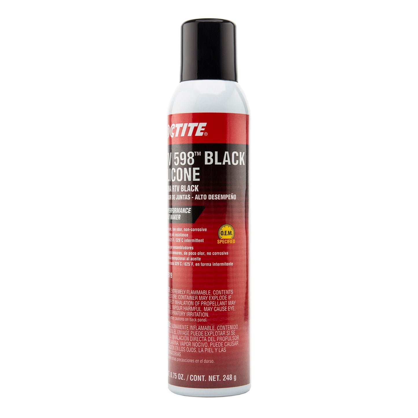 Loctite 598 RTV Black High Performance Silicone - 8.75 oz. can