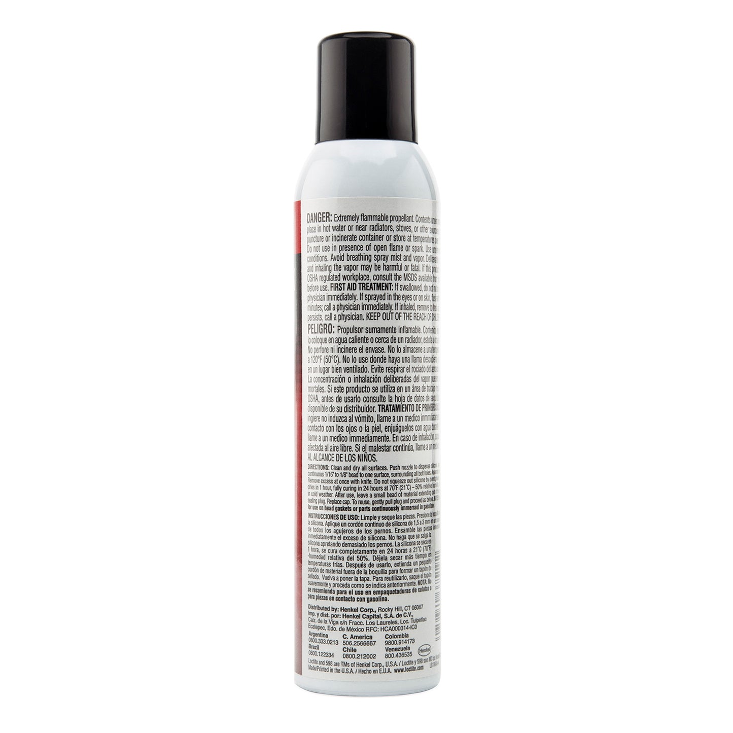 Loctite 598 RTV Black High Performance Silicone - 8.75 oz. can