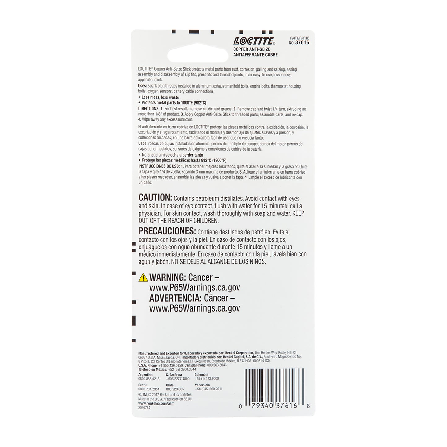 Loctite 8060 Copper Anti-Seize Stick - 20 g Stick