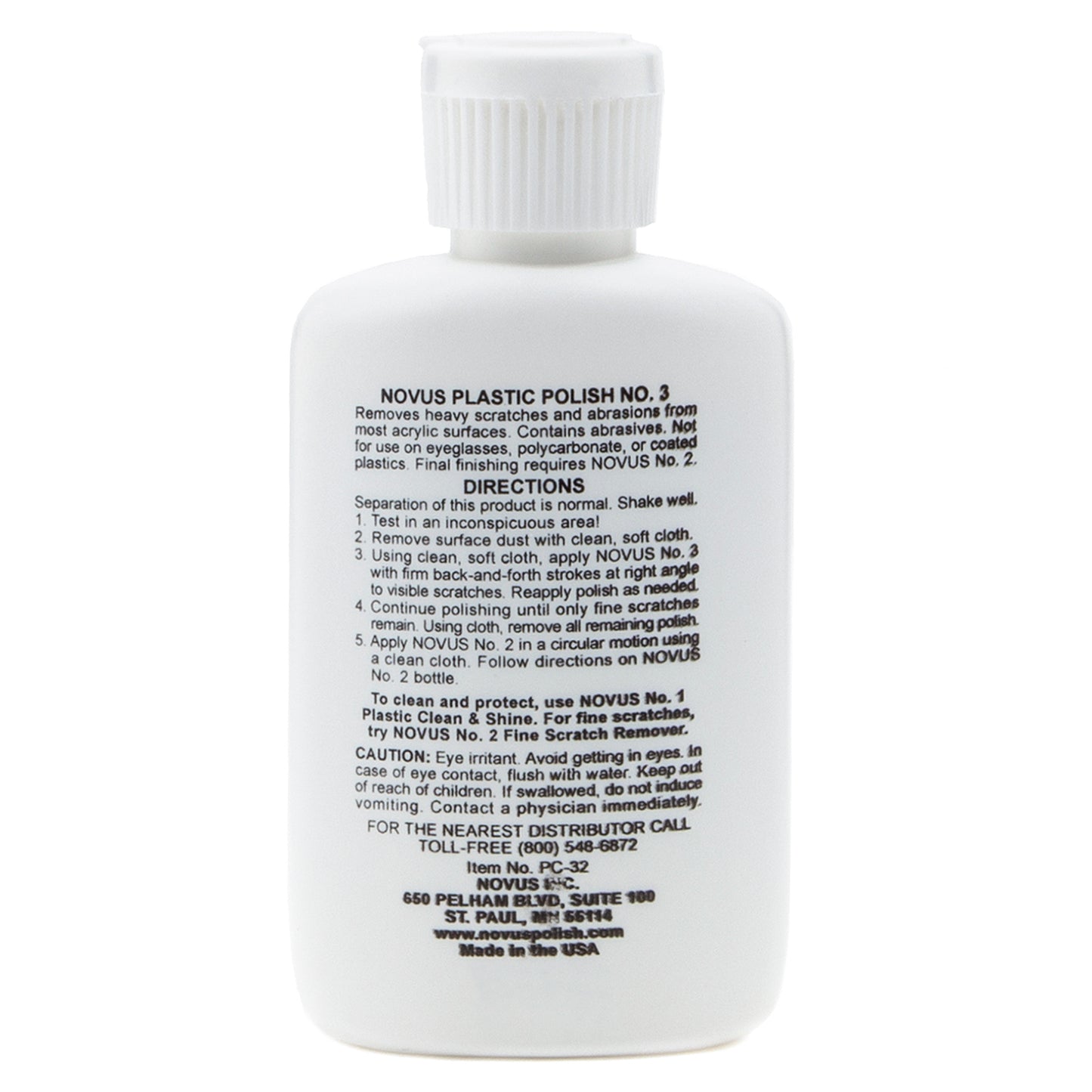 Novus - Heavy Scratch Remover - 2oz.