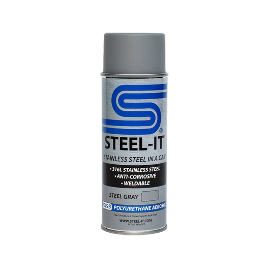Steel-It: Steel Gray Polyurethane Aerosol 14oz.