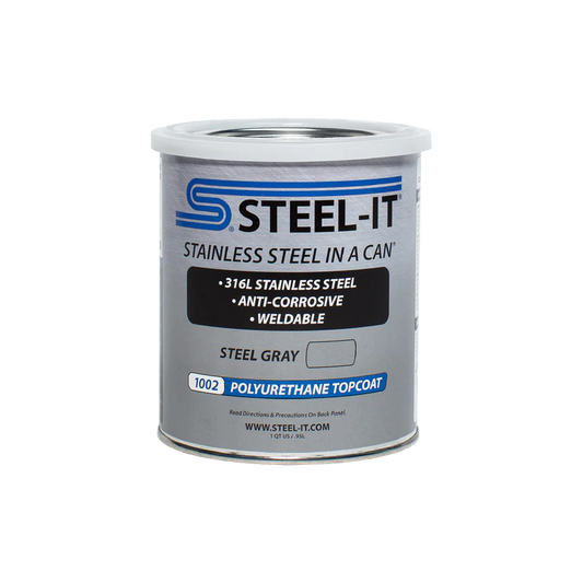 Steel-It: Steel Gray Polyurethane 1 Quart