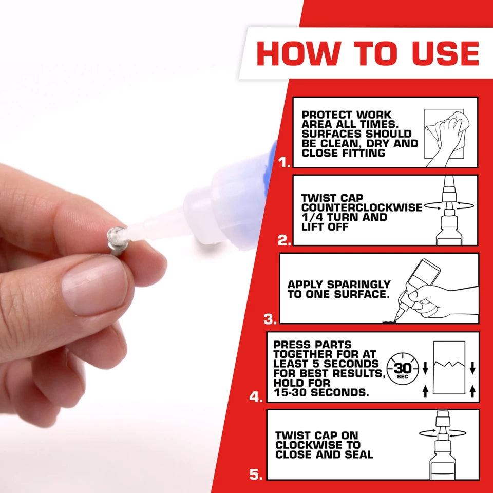 Loctite Super Glue Instant Adhesive - Professional Liquid - 20g bottle