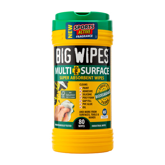 BIG WIPES MULTI SURFACE 80’S PRO+