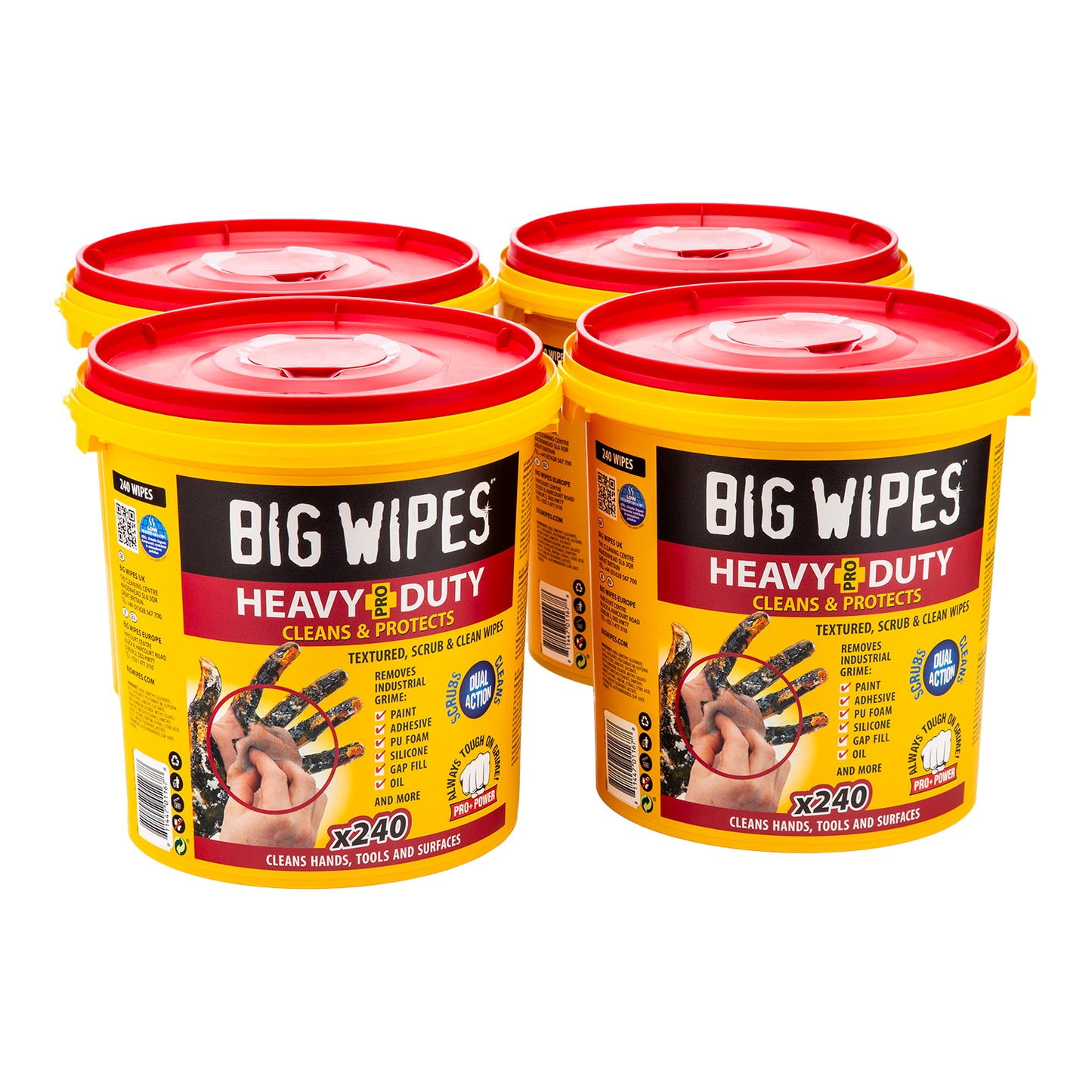BIG WIPES HEAVY DUTY 240’S BUCKET