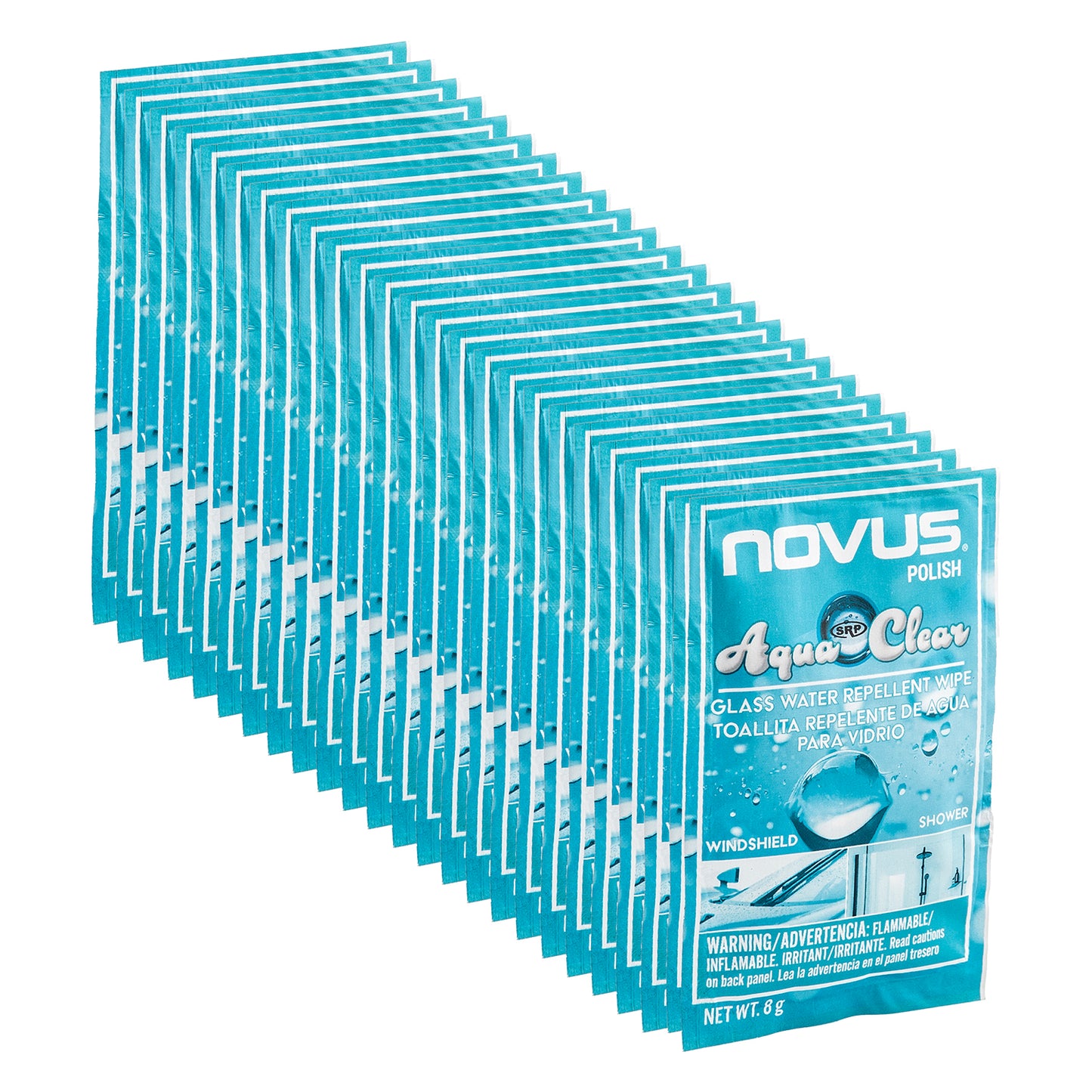 NOVUS Polish AquaClear - Glass Water Repellent Wipe