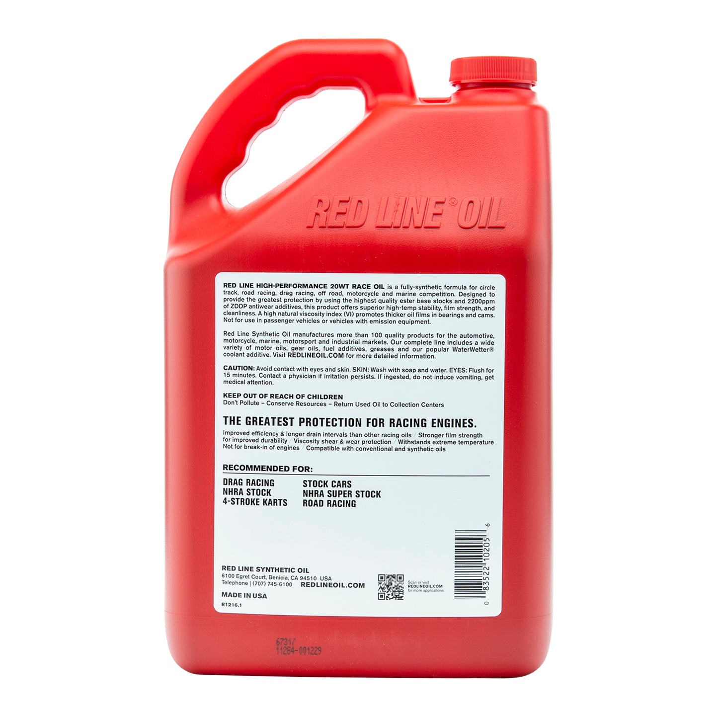 RedLine: 20WT Race Oil - gallon