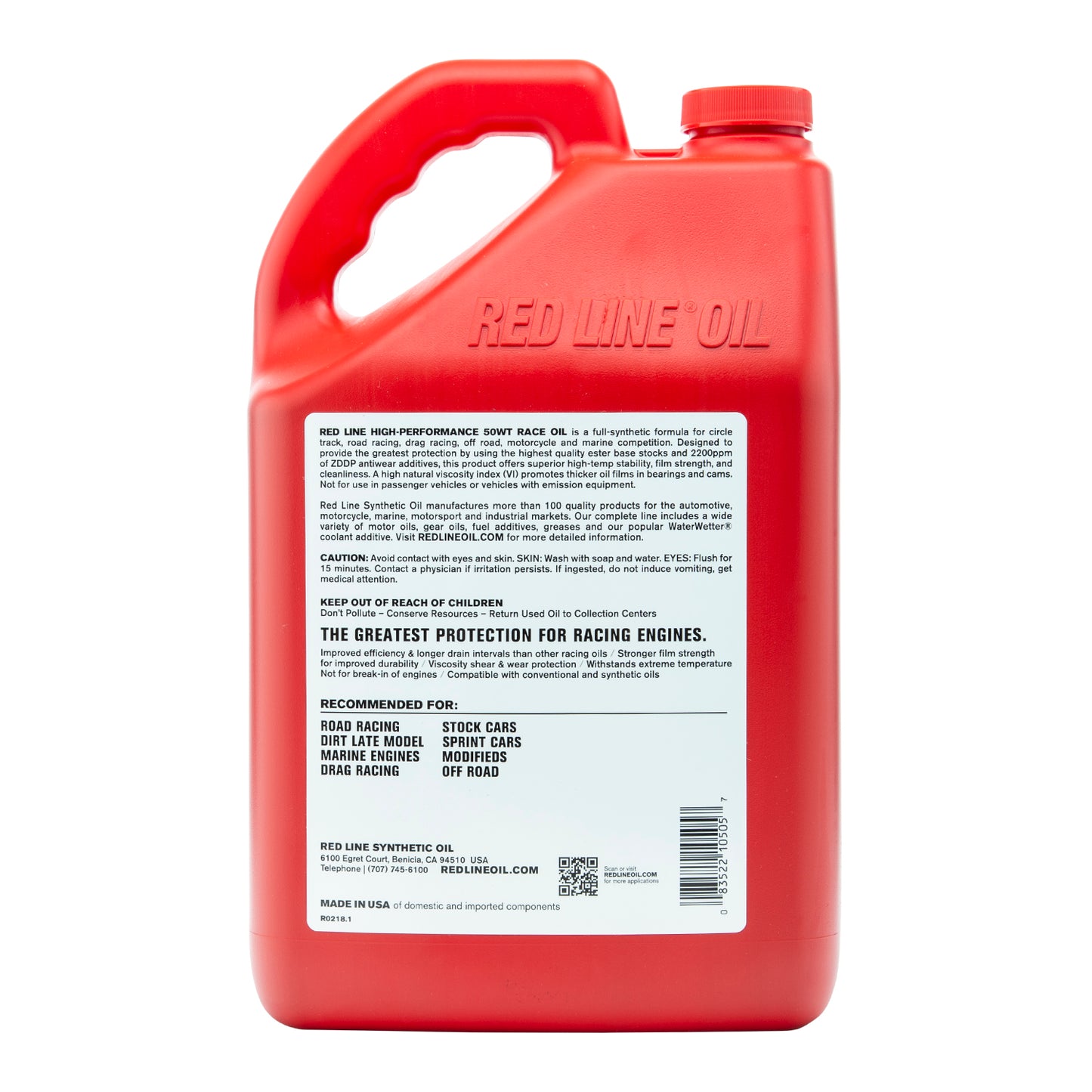 RedLine: 50WT Race Oil - gallon