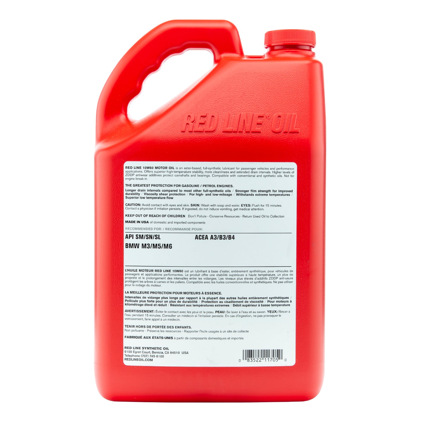 RedLine: 10W60 Motor Oil - gallon