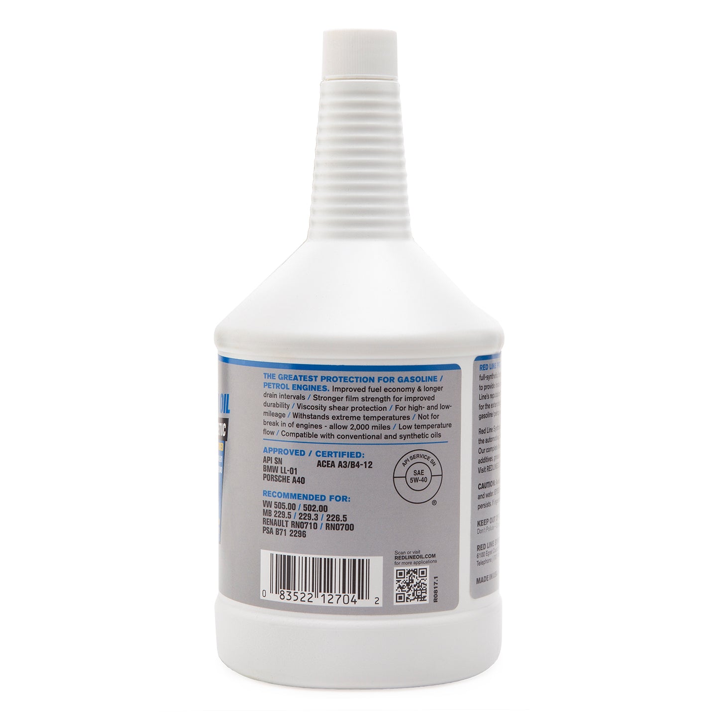 RedLine: Professional Series 5W40 -1 quart