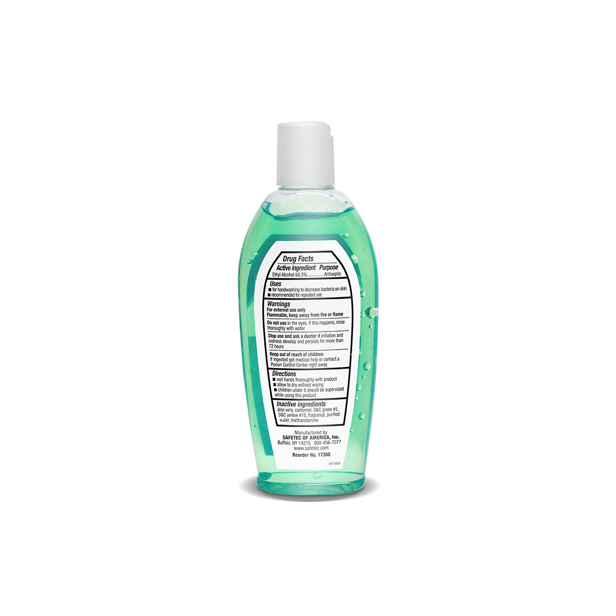 SafeTec - Hand Sanitizer (Fresh Scent) Disc Top Bottle- 4oz.