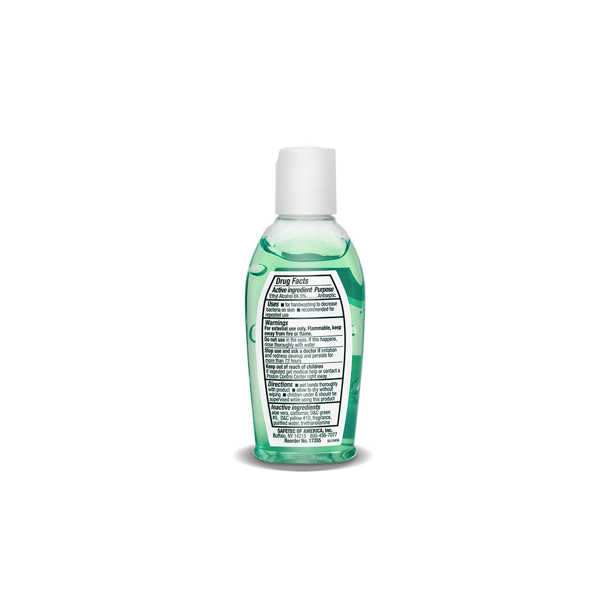 SafeTec - Hand Sanitizer (Fresh Scent) Disc Top Bottle- 2oz. data-zoom=