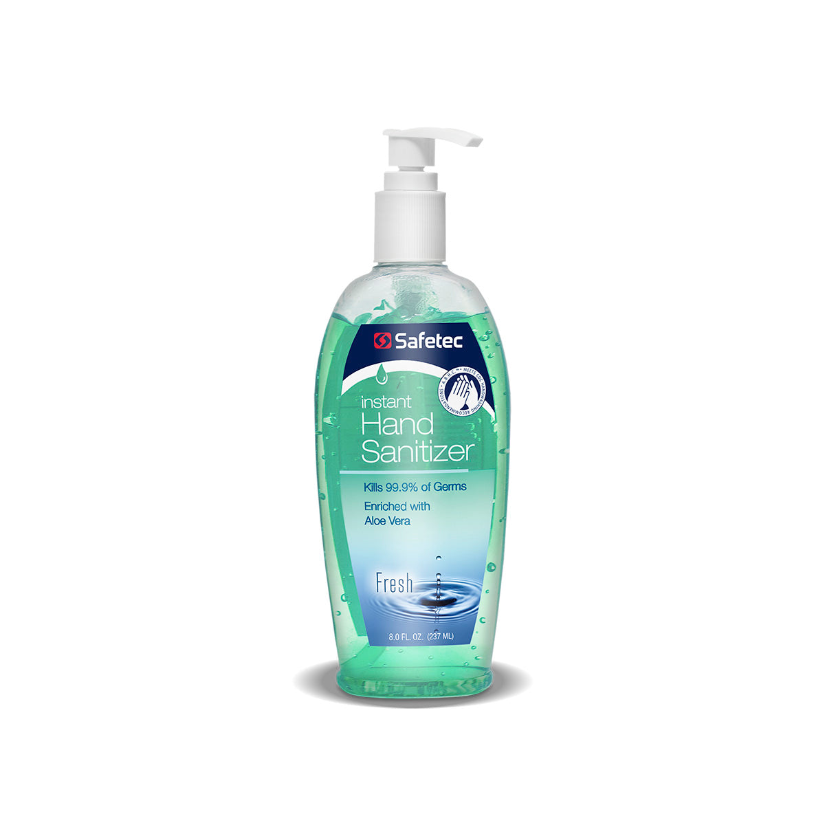 SafeTec - Hand Sanitizer (Fresh Scent) Pump Bottle - 8oz. pump