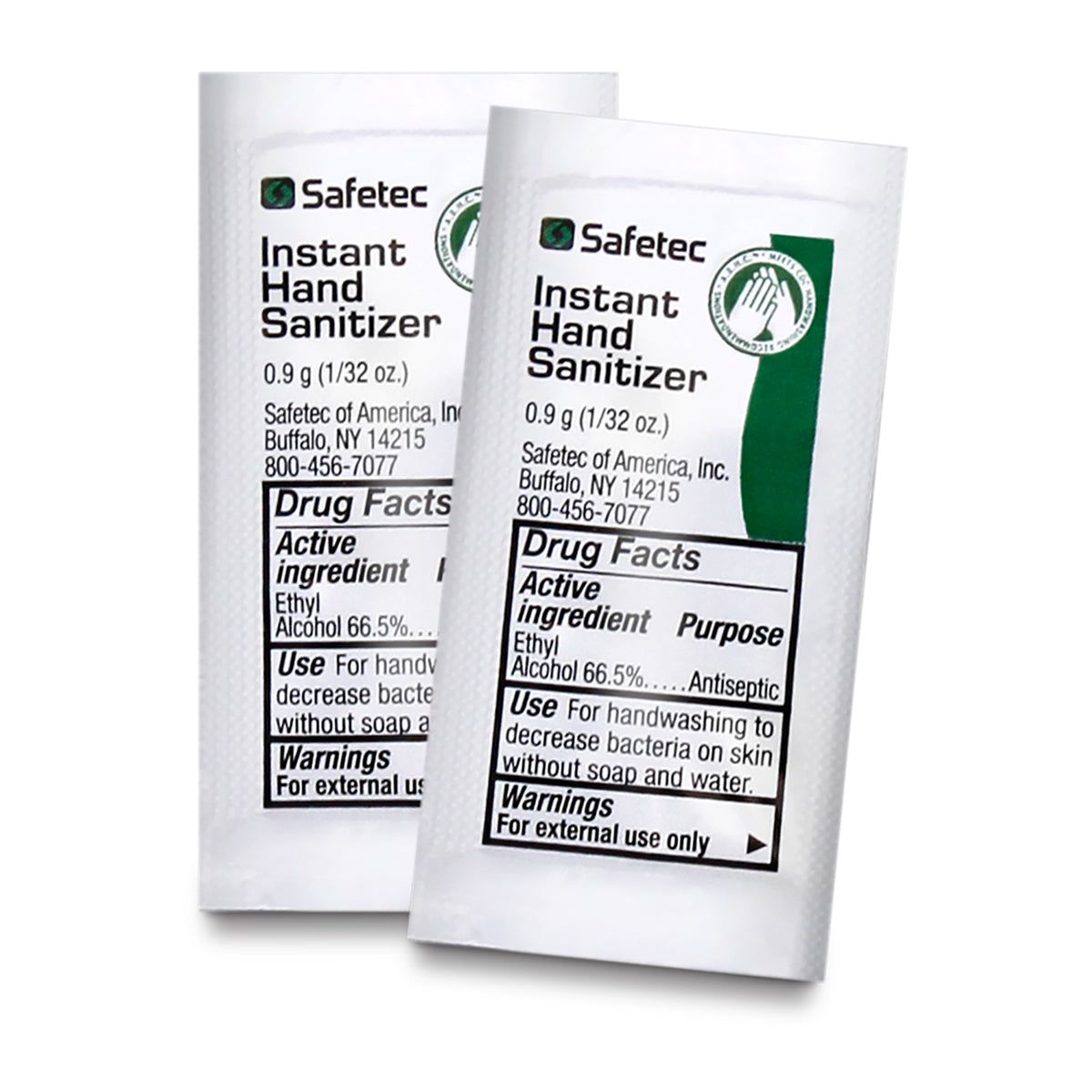 SafeTec - Instant Hand Sanitizer (Fresh Scent) Pouch - .9g pouch