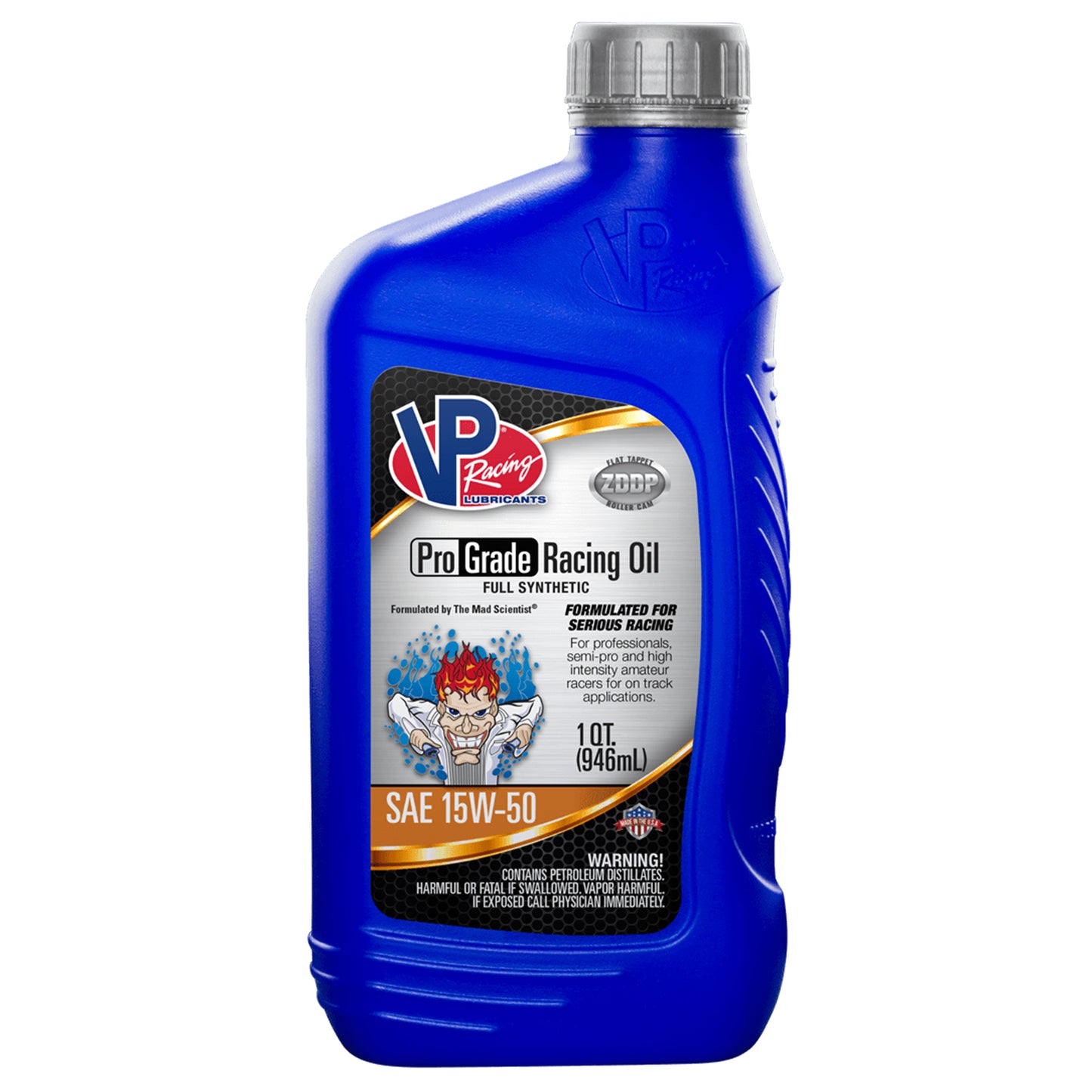 VP: Pro Grade SAE 15W50 Full Synthetic Racing Oil - 12/1 Quart